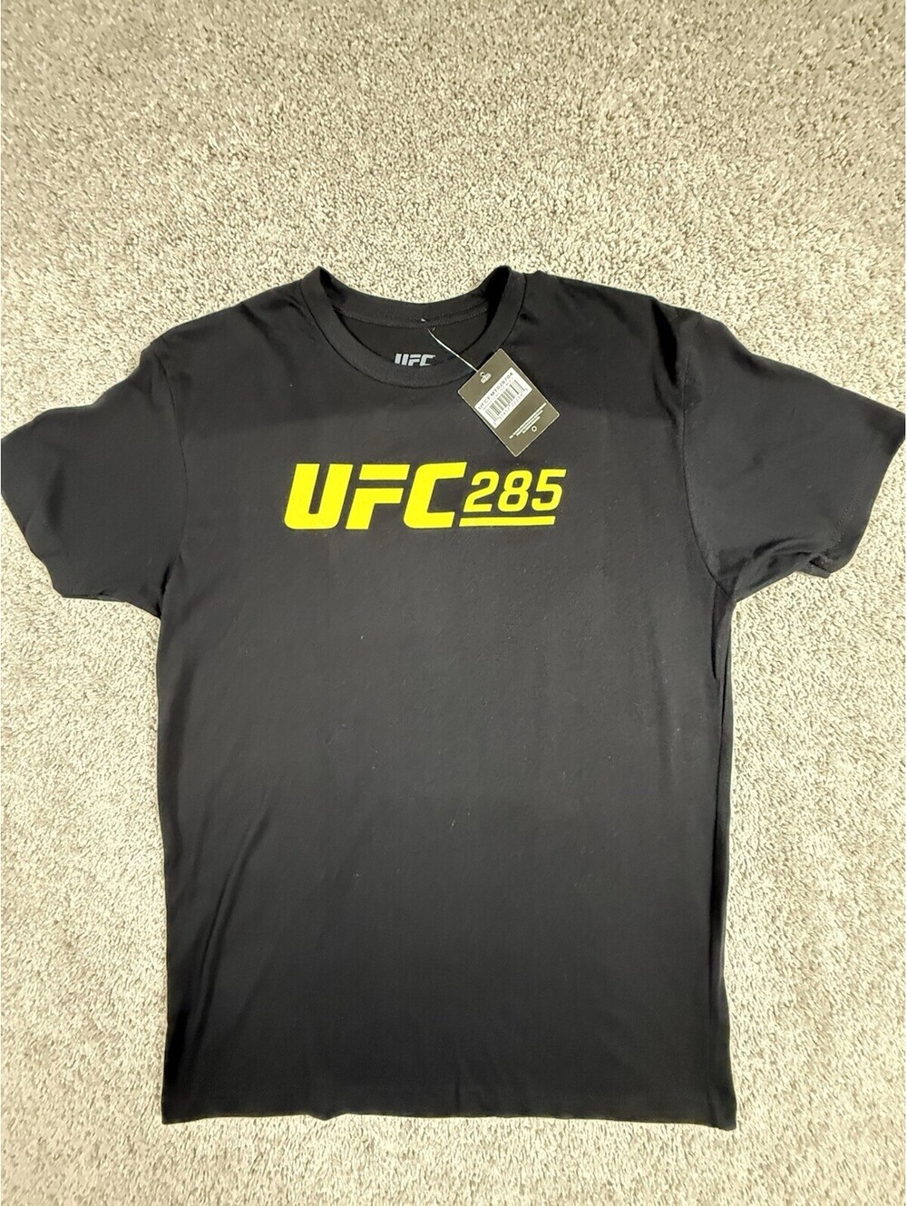 Official UFC 285 Jones vs Gane black t-shirt NWT $45 Size L Event Only